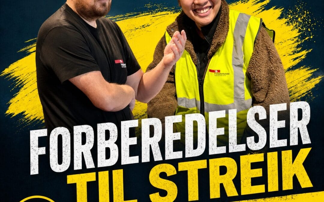 Forberedelser til streik – Søndag 03. mai
