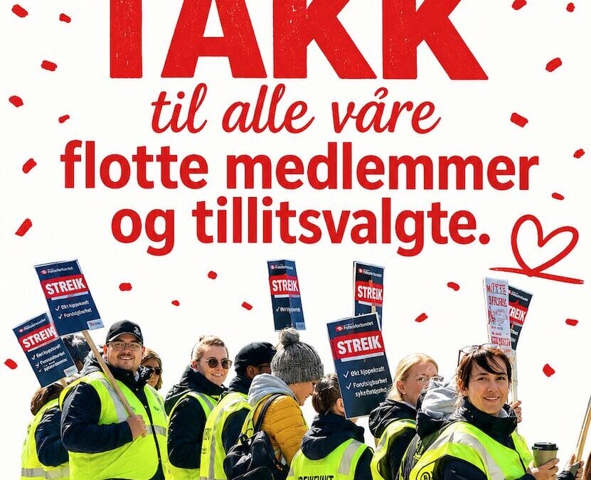 Streiken er over!