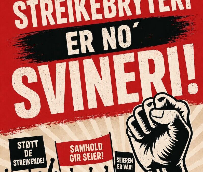 Streikemarkering foran Maritim!