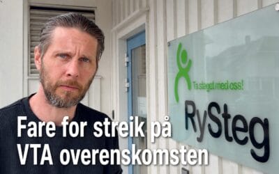 Fare for streik på VTA overenskomsten